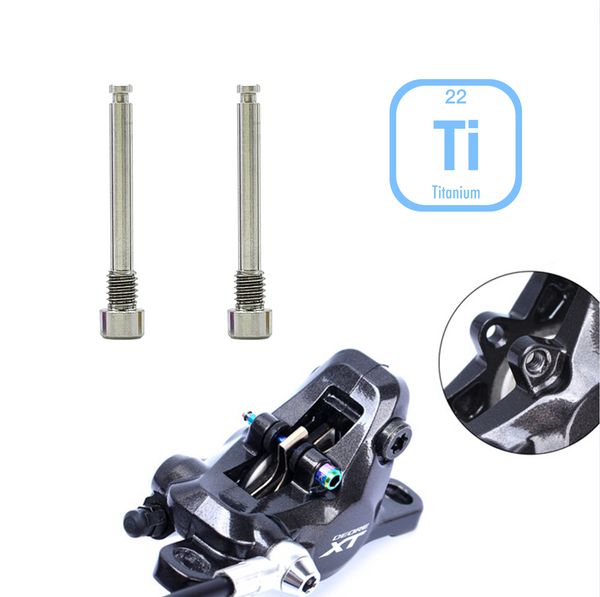 Titanium TBS Shimano Pad Pin Retaining Bolts XTR Deore Saint Zee Alfine X2. TB1-S SILVER
