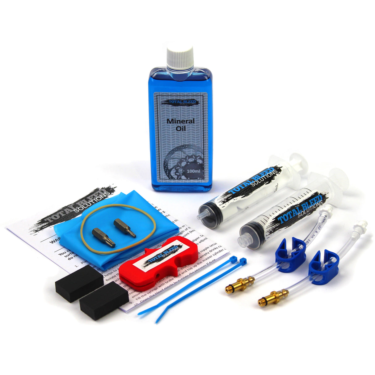 TBS Bleed Kit for Magura with Optional 100ml Mineral Fluid