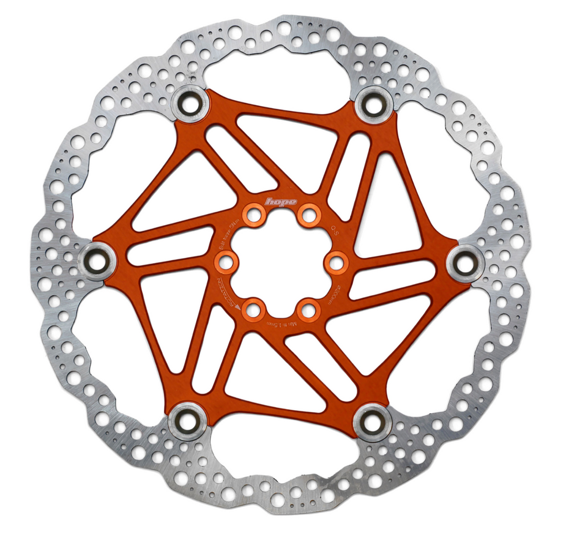 Hope Floating Disc Brake Rotor. 6 Bolt. 140mm 203mm 220mm. All Colours ...