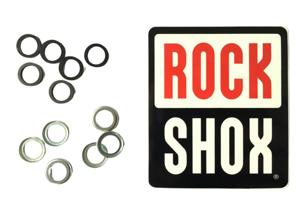 Rockshox 8mm Plastic Crush Washers and Retainers. Genuine. 2 of