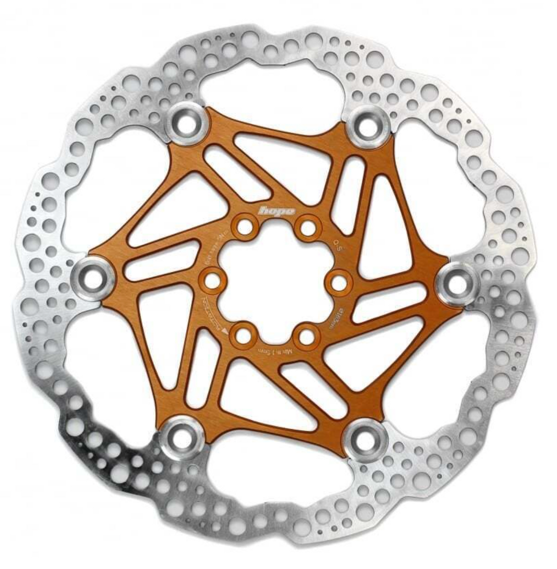 Hope Floating Disc Brake Rotor. 6 Bolt. 140mm 203mm 220mm. All Colours ...